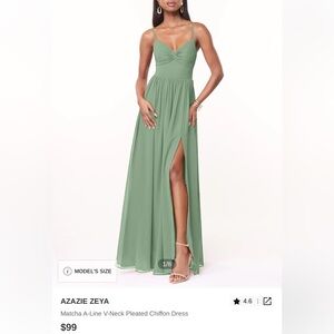 Azazie Matcha Bridesmaids Dress